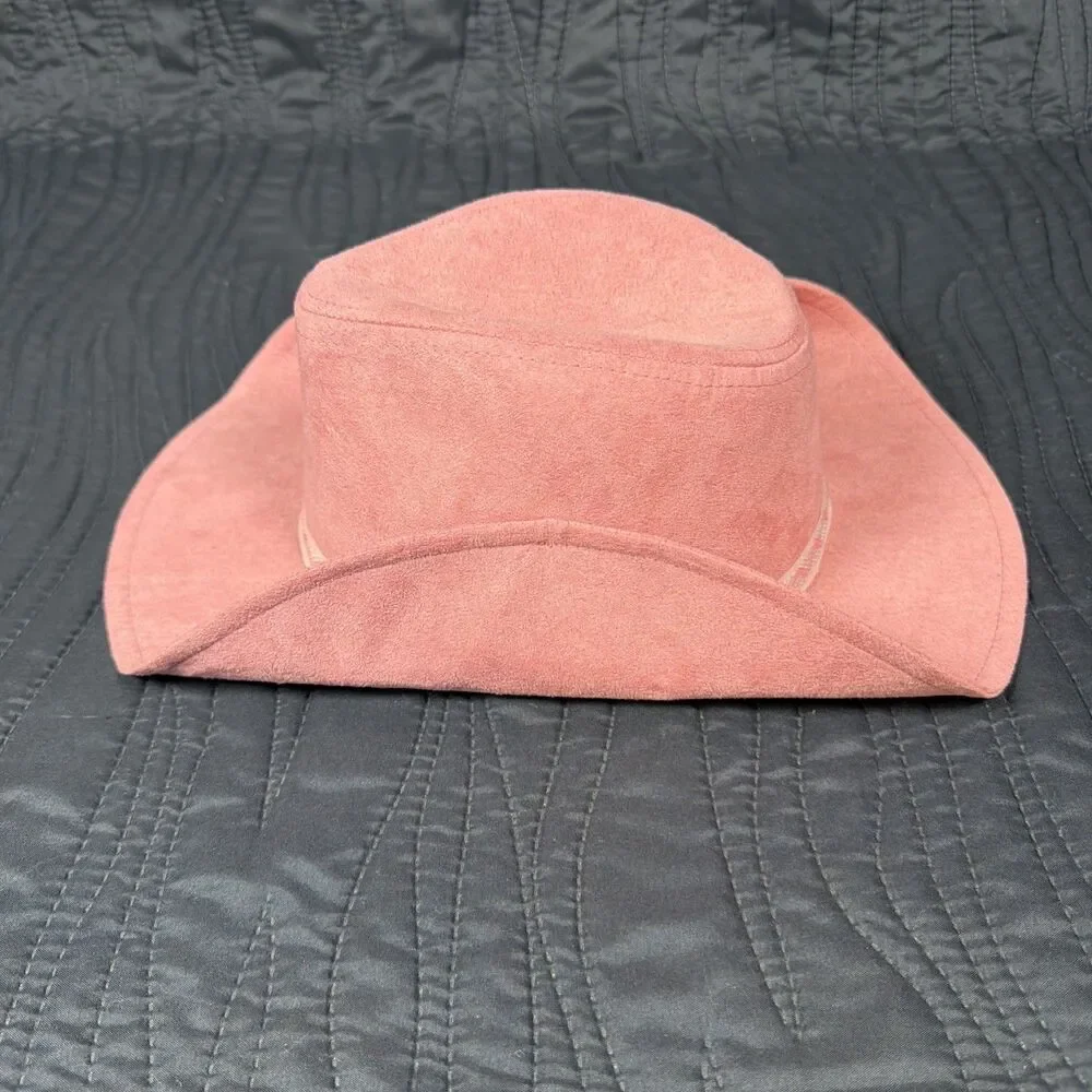 Rising Star Toddler Pink Faux Suede Cowgirl Cowboy Hat Western Costume